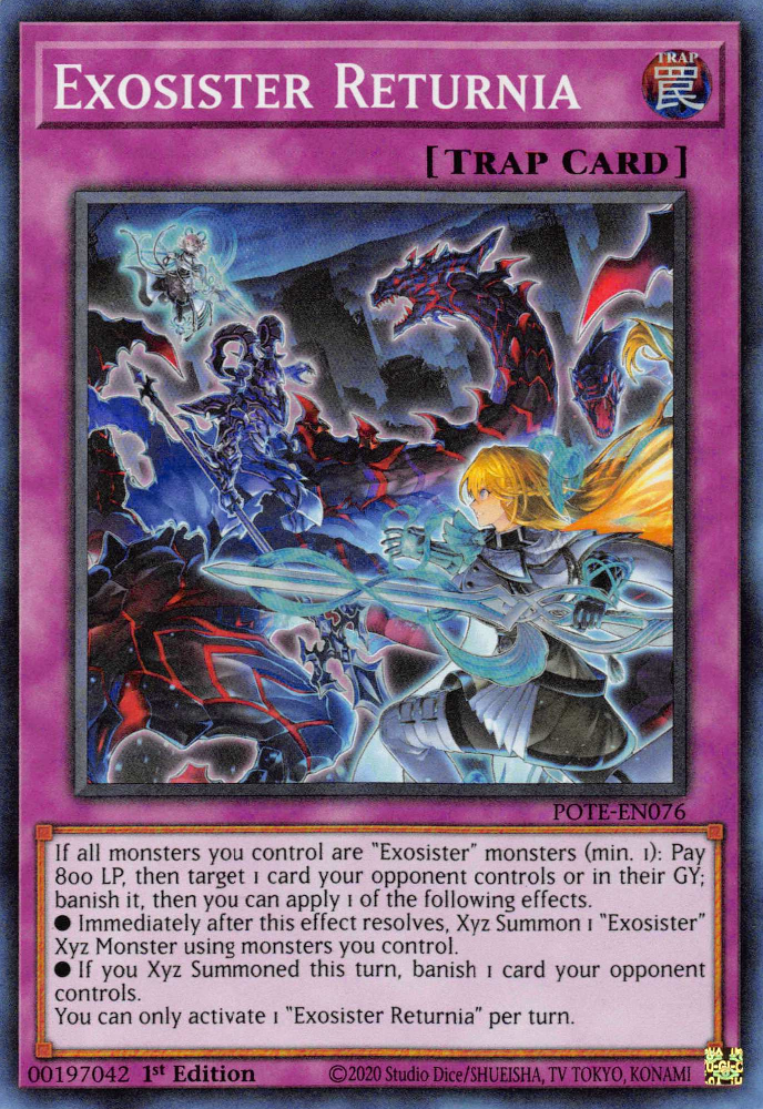 Exosister Returnia [POTE-EN076] Super Rare | Dragon's Lair Comics and Fantasy Houston TX