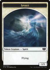 Soldier // Spirit Double-Sided Token [Commander 2014 Tokens] | Dragon's Lair Comics and Fantasy Houston TX
