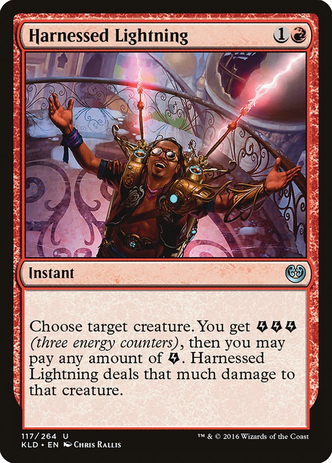 Harnessed Lightning [Kaladesh] | Dragon's Lair Comics and Fantasy Houston TX