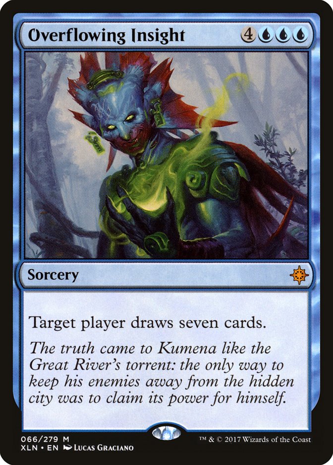Overflowing Insight [Ixalan] | Dragon's Lair Comics and Fantasy Houston TX