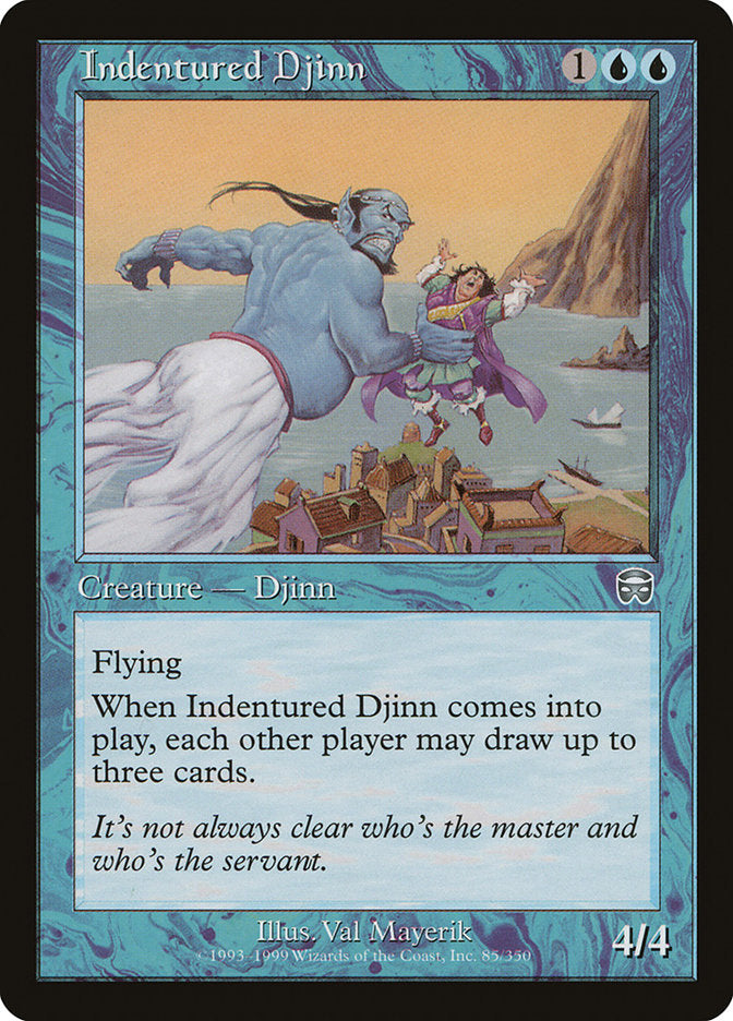 Indentured Djinn [Mercadian Masques] | Dragon's Lair Comics and Fantasy Houston TX