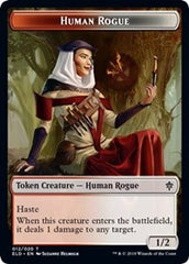Human Rogue // Food (18) Double-Sided Token [Throne of Eldraine Tokens] | Dragon's Lair Comics and Fantasy Houston TX