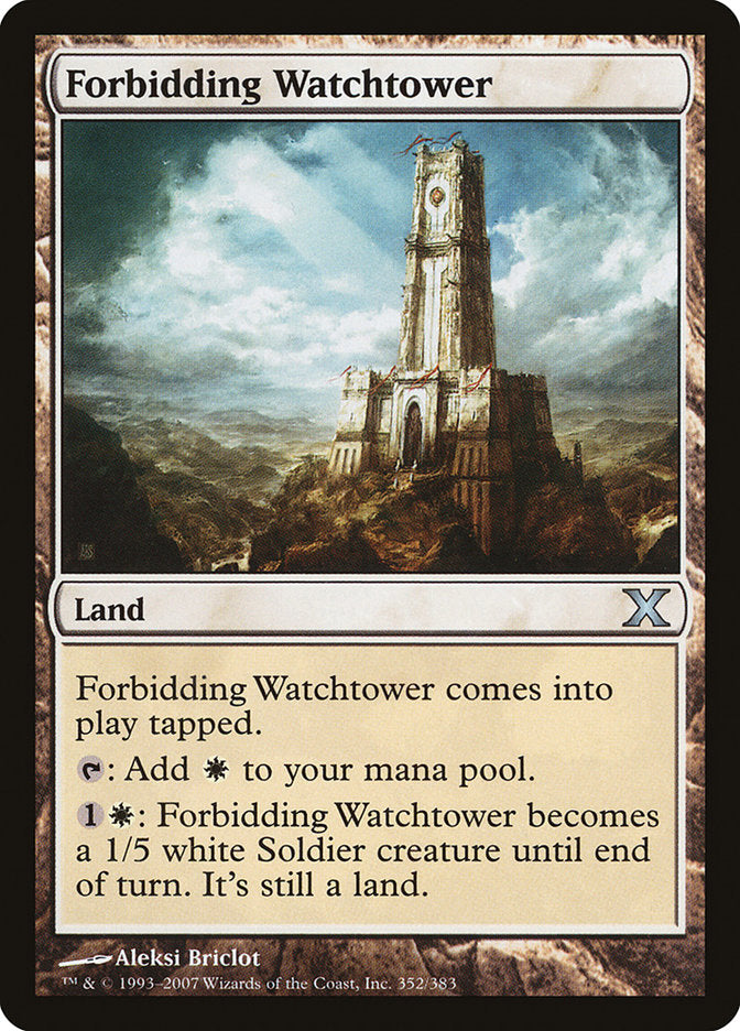Forbidding Watchtower [Tenth Edition] | Dragon's Lair Comics and Fantasy Houston TX