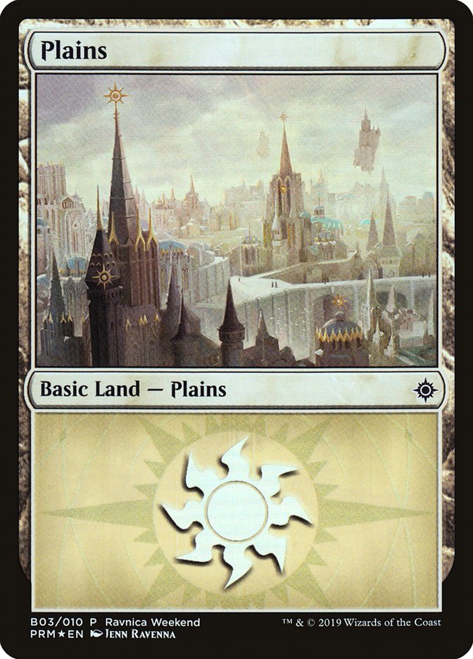 Plains (B03) [Ravnica Allegiance Guild Kit] | Dragon's Lair Comics and Fantasy Houston TX