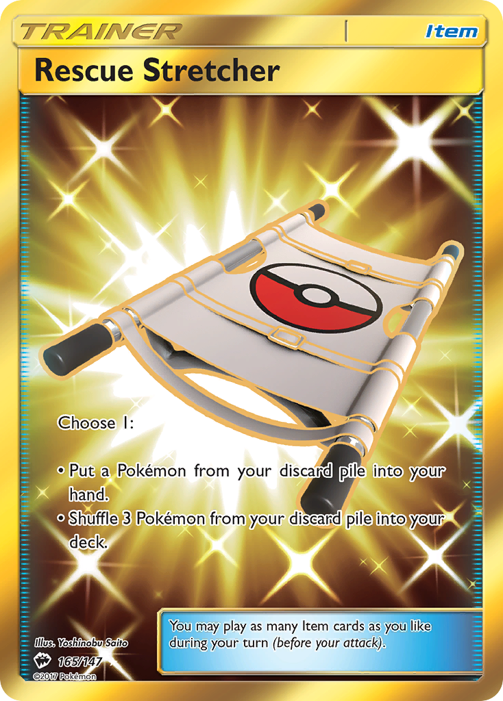 Rescue Stretcher (165/147) [Sun & Moon: Burning Shadows] | Dragon's Lair Comics and Fantasy Houston TX