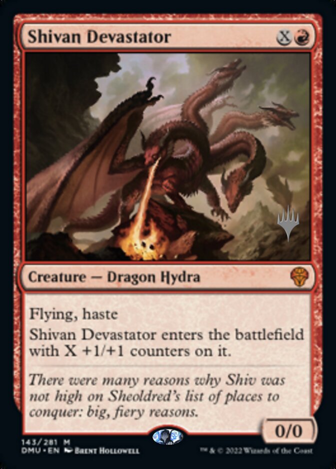 Shivan Devastator (Promo Pack) [Dominaria United Promos] | Dragon's Lair Comics and Fantasy Houston TX