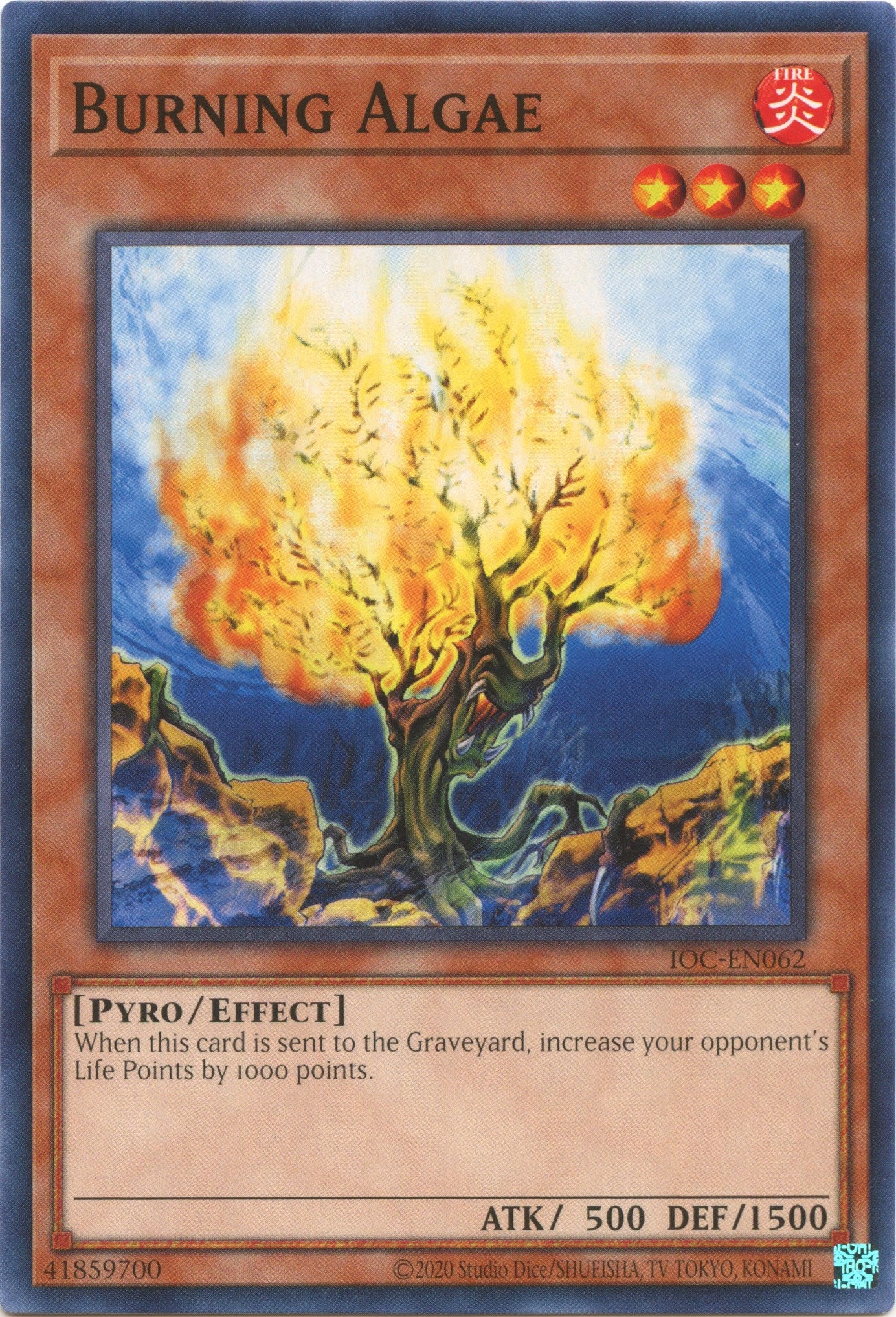 Burning Algae (25th Anniversary) [IOC-EN062] Common | Dragon's Lair Comics and Fantasy Houston TX