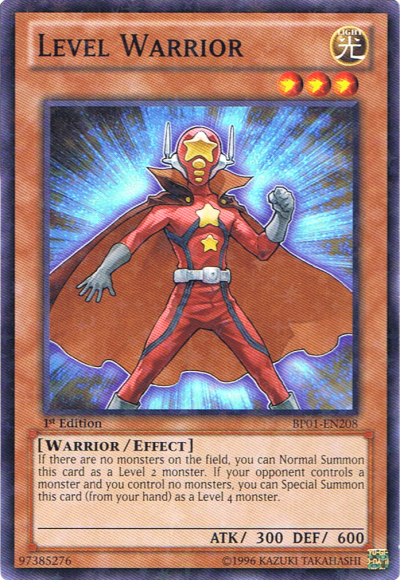 Level Warrior [BP01-EN208] Starfoil Rare | Dragon's Lair Comics and Fantasy Houston TX