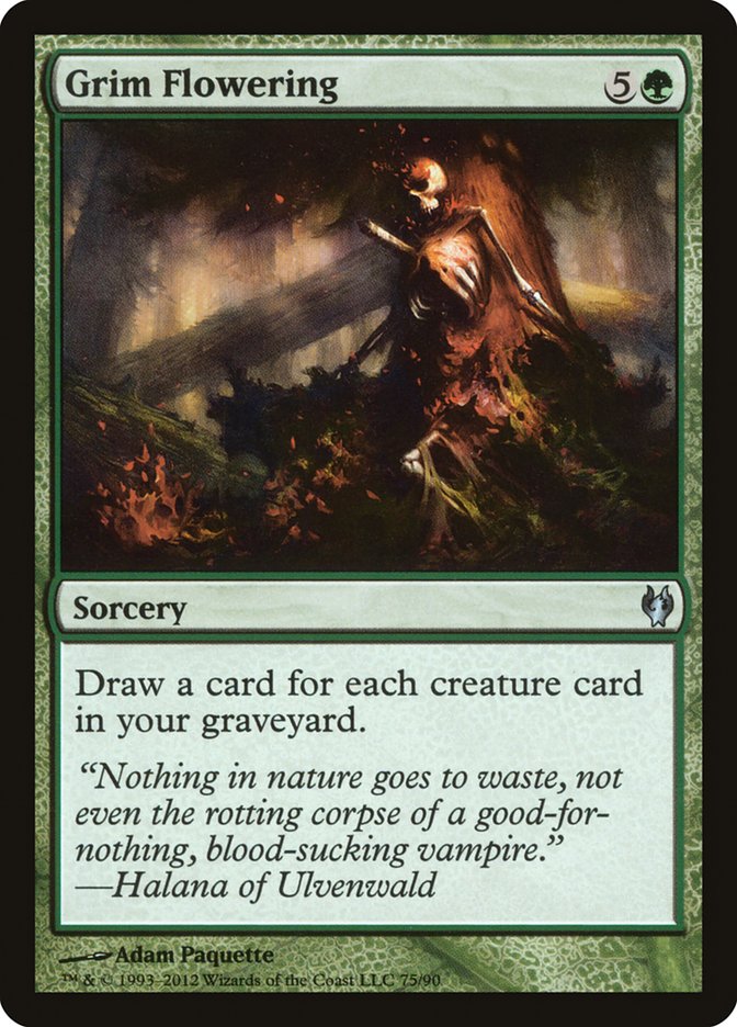 Grim Flowering [Duel Decks: Izzet vs. Golgari] | Dragon's Lair Comics and Fantasy Houston TX