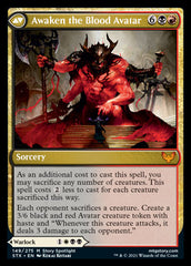 Extus, Oriq Overlord // Awaken the Blood Avatar [Strixhaven: School of Mages] | Dragon's Lair Comics and Fantasy Houston TX