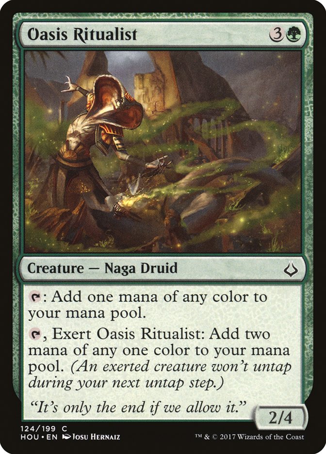 Oasis Ritualist [Hour of Devastation] | Dragon's Lair Comics and Fantasy Houston TX