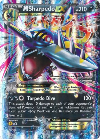 M Sharpedo EX (XY200) (Jumbo Card) [XY: Black Star Promos] | Dragon's Lair Comics and Fantasy Houston TX