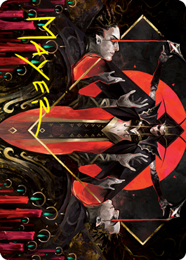 Gift of Fangs Art Card (Gold-Stamped Signature) [Innistrad: Crimson Vow Art Series] | Dragon's Lair Comics and Fantasy Houston TX