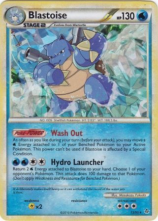 Blastoise (13/95) (Cracked Ice Holo) [HeartGold & SoulSilver: Unleashed] | Dragon's Lair Comics and Fantasy Houston TX