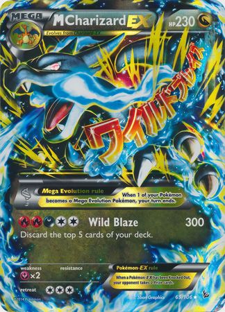 M Charizard EX (69/106) (Jumbo Card) [XY: Flashfire] | Dragon's Lair Comics and Fantasy Houston TX