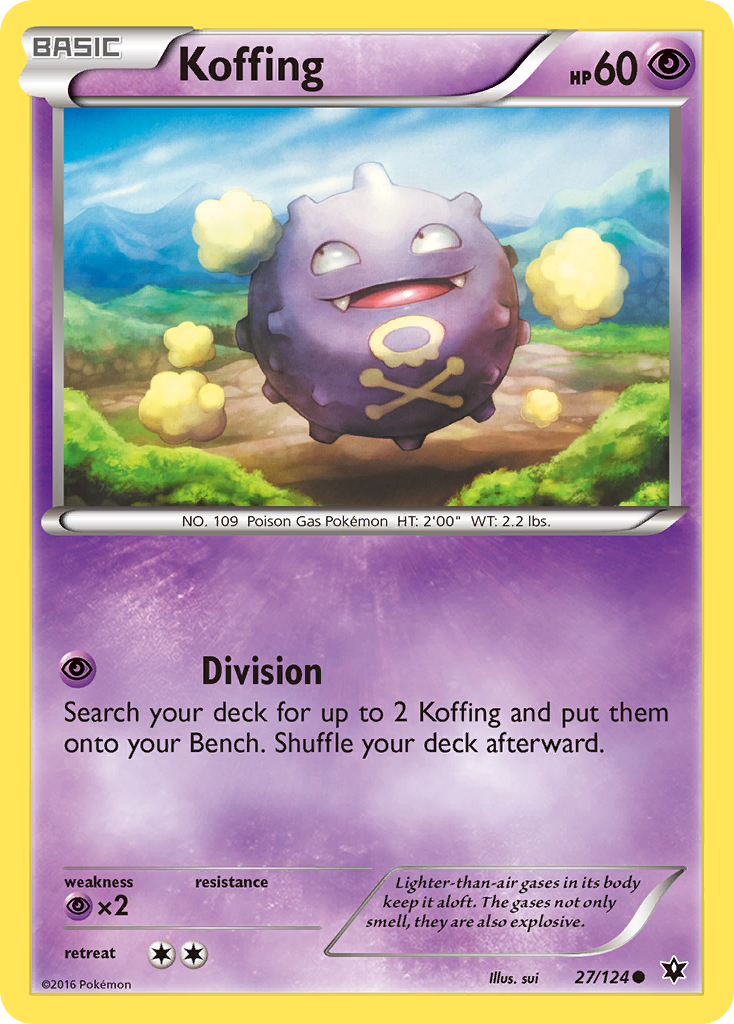 Koffing (27/124) [XY: Fates Collide] | Dragon's Lair Comics and Fantasy Houston TX
