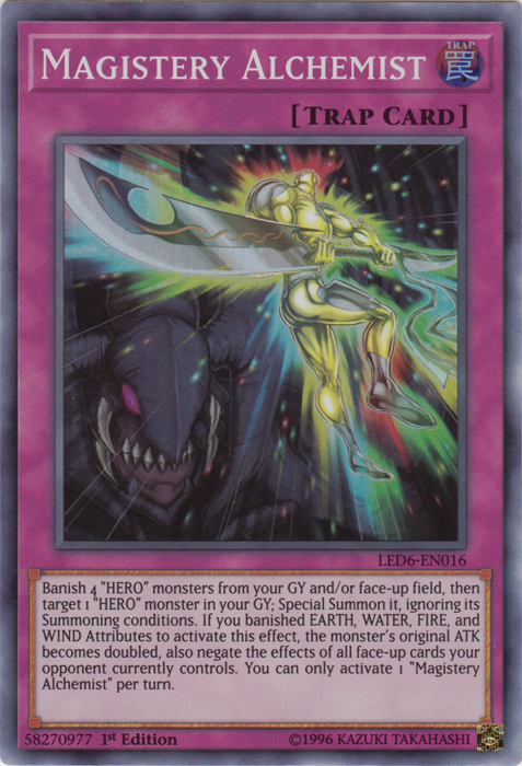 Magistery Alchemist [LED6-EN016] Super Rare | Dragon's Lair Comics and Fantasy Houston TX