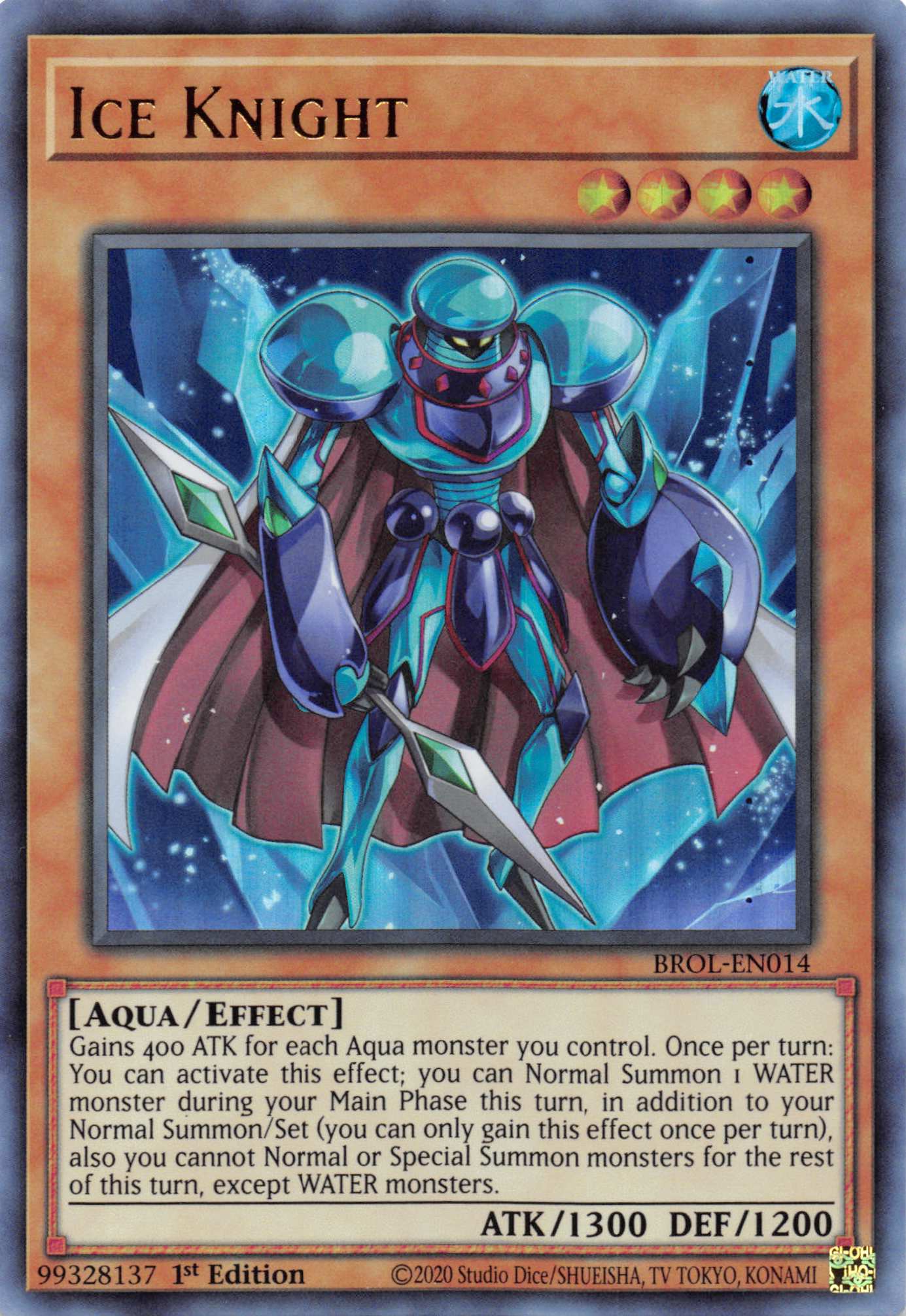 Ice Knight [BROL-EN014] Ultra Rare | Dragon's Lair Comics and Fantasy Houston TX