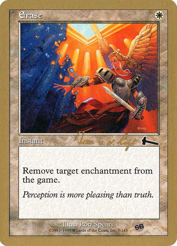 Erase (Tom van de Logt) (SB) [World Championship Decks 2000] | Dragon's Lair Comics and Fantasy Houston TX