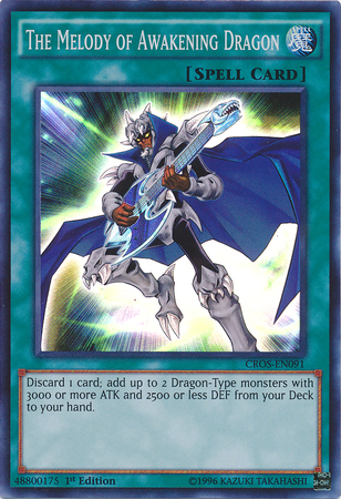 The Melody of Awakening Dragon [CROS-EN091] Super Rare | Dragon's Lair Comics and Fantasy Houston TX