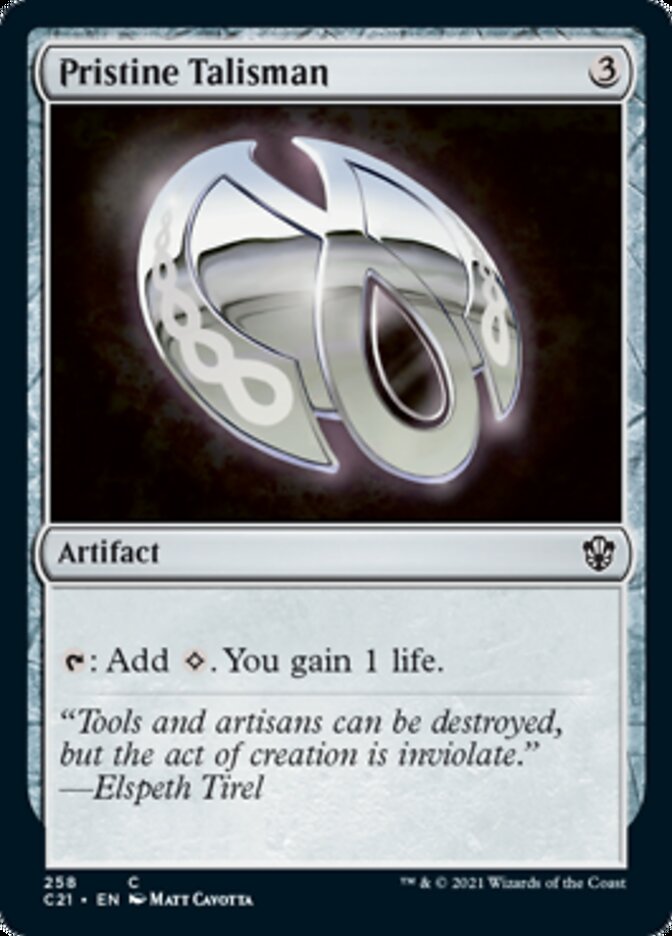 Pristine Talisman [Commander 2021] | Dragon's Lair Comics and Fantasy Houston TX