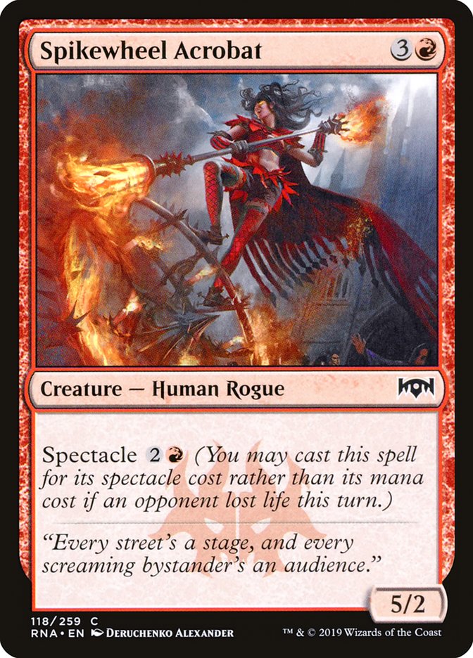 Spikewheel Acrobat [Ravnica Allegiance] | Dragon's Lair Comics and Fantasy Houston TX