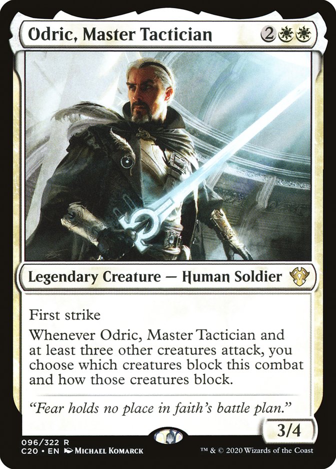 Odric, Master Tactician [Commander 2020] | Dragon's Lair Comics and Fantasy Houston TX