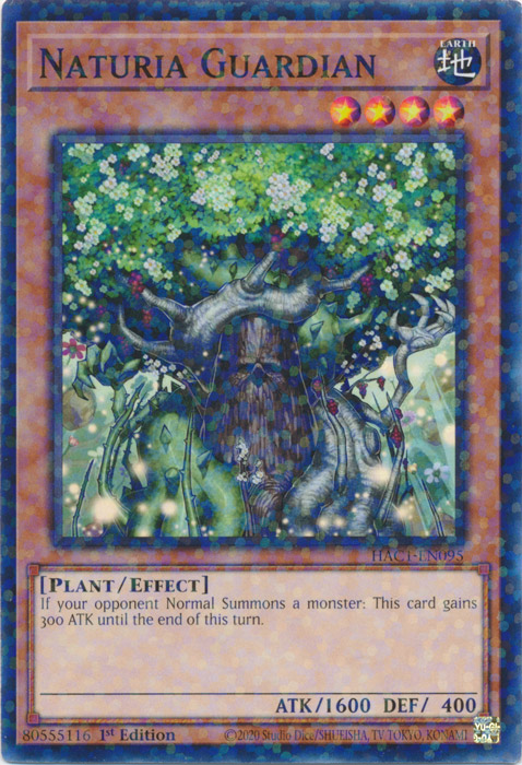 Naturia Guardian (Duel Terminal) [HAC1-EN095] Common | Dragon's Lair Comics and Fantasy Houston TX
