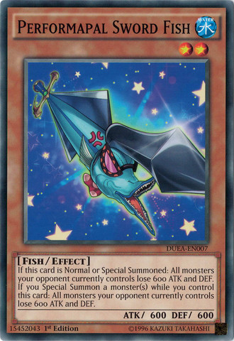 Performapal Sword Fish [DUEA-EN007] Common | Dragon's Lair Comics and Fantasy Houston TX