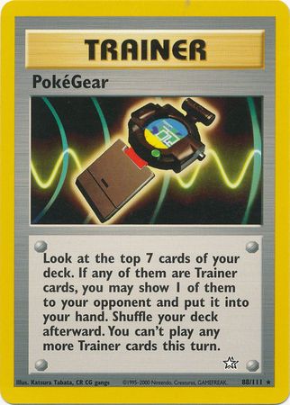 PokeGear (88/111) [Neo Genesis Unlimited] | Dragon's Lair Comics and Fantasy Houston TX