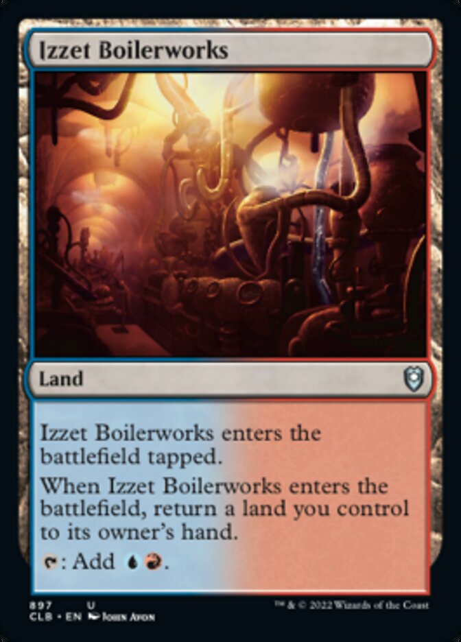 Izzet Boilerworks [Commander Legends: Battle for Baldur's Gate] | Dragon's Lair Comics and Fantasy Houston TX