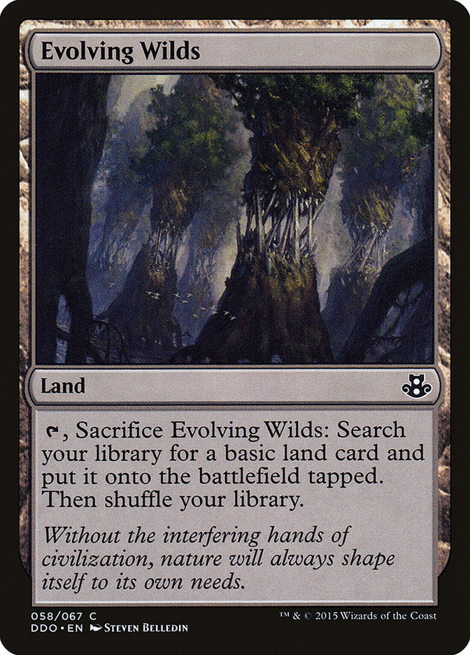 Evolving Wilds [Duel Decks: Elspeth vs. Kiora] | Dragon's Lair Comics and Fantasy Houston TX