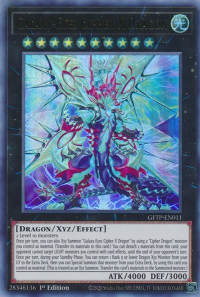 Galaxy-Eyes Cipher X Dragon [GFTP-EN011] Ultra Rare | Dragon's Lair Comics and Fantasy Houston TX