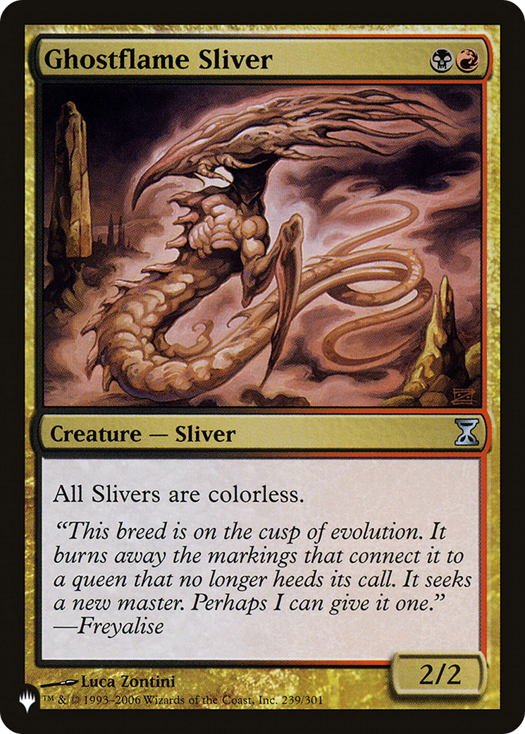 Ghostflame Sliver [The List] | Dragon's Lair Comics and Fantasy Houston TX