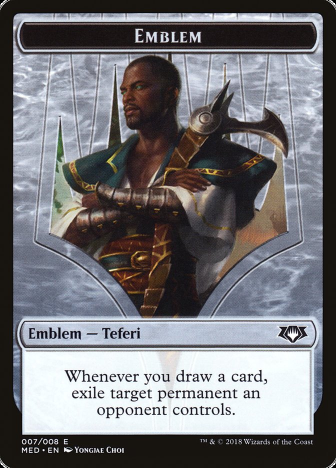 Teferi, Hero of Dominaria Emblem [Mythic Edition Tokens] | Dragon's Lair Comics and Fantasy Houston TX