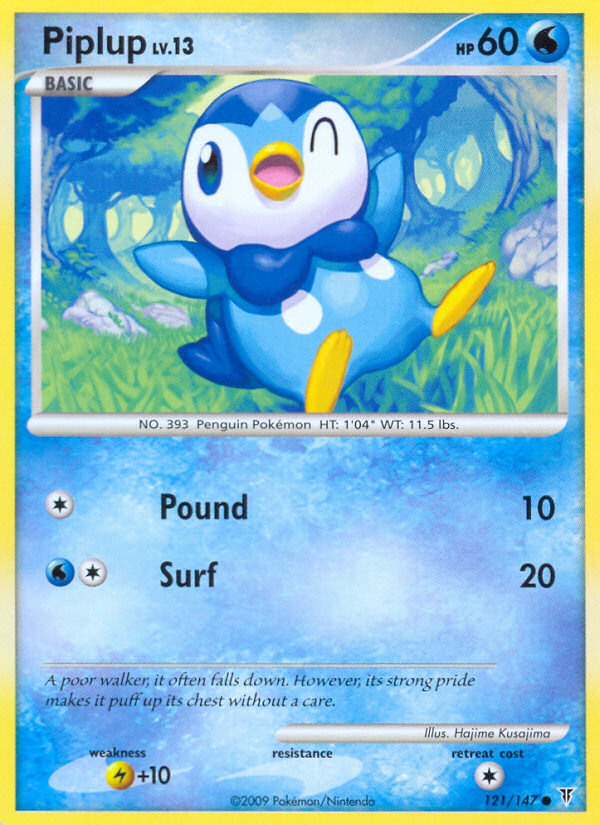 Piplup (121/147) [Platinum: Supreme Victors] | Dragon's Lair Comics and Fantasy Houston TX
