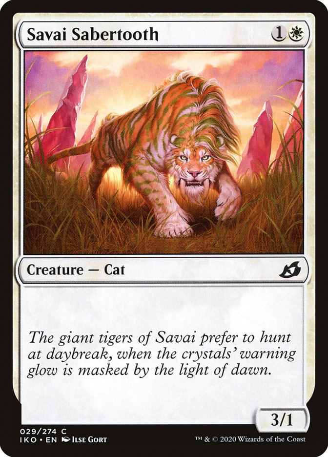 Savai Sabertooth [Ikoria: Lair of Behemoths] | Dragon's Lair Comics and Fantasy Houston TX