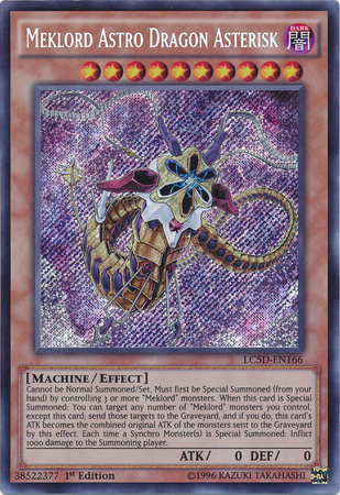 Meklord Astro Dragon Asterisk [LC5D-EN166] Secret Rare | Dragon's Lair Comics and Fantasy Houston TX