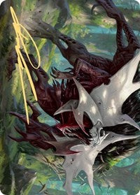 Vorinclex, Monstrous Raider 1 Art Card (Gold-Stamped Signature) [Kaldheim Art Series] | Dragon's Lair Comics and Fantasy Houston TX