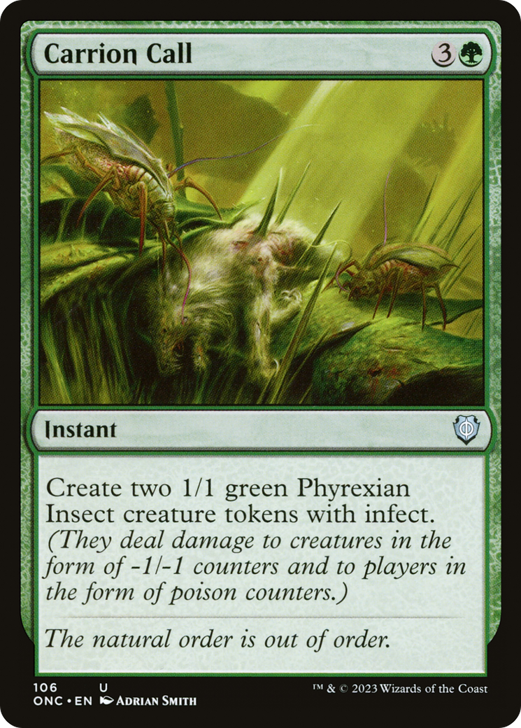 Carrion Call [Phyrexia: All Will Be One Commander] | Dragon's Lair Comics and Fantasy Houston TX