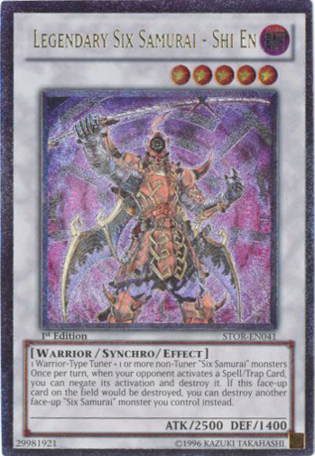Legendary Six Samurai - Shi En [STOR-EN041] Ultimate Rare | Dragon's Lair Comics and Fantasy Houston TX