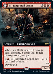 Ill-Tempered Loner // Howlpack Avenger (Extended Art) [Innistrad: Crimson Vow] | Dragon's Lair Comics and Fantasy Houston TX