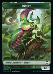 Ogre // Insect Double-Sided Token [Streets of New Capenna Commander Tokens] | Dragon's Lair Comics and Fantasy Houston TX