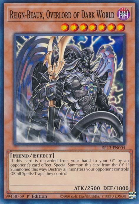 Reign-Beaux, Overlord of Dark World [SR13-EN004] Common | Dragon's Lair Comics and Fantasy Houston TX