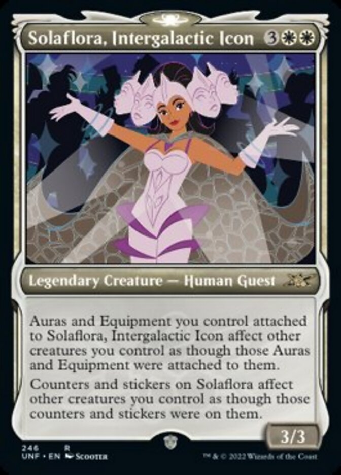 Solaflora, Intergalactic Icon (Showcase) [Unfinity] | Dragon's Lair Comics and Fantasy Houston TX