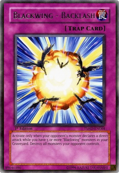 Blackwing - Backlash [TSHD-EN064] Rare | Dragon's Lair Comics and Fantasy Houston TX
