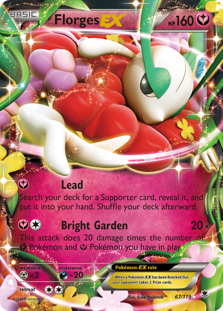 Florges EX (67/119) [XY: Phantom Forces] | Dragon's Lair Comics and Fantasy Houston TX