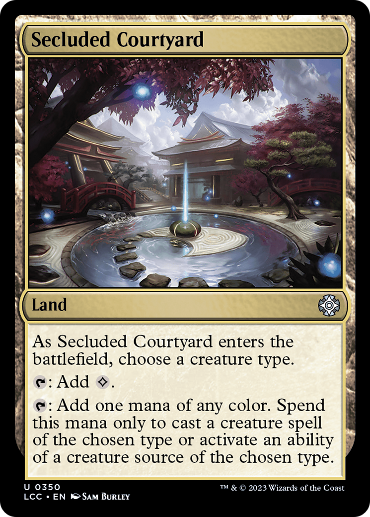 Secluded Courtyard [The Lost Caverns of Ixalan Commander] | Dragon's Lair Comics and Fantasy Houston TX