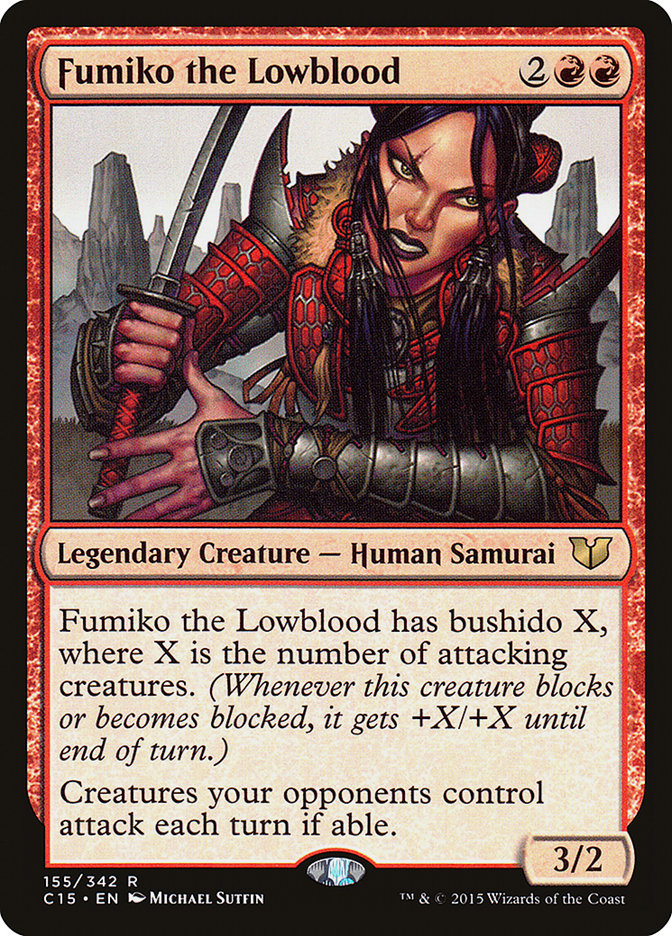 Fumiko the Lowblood [Commander 2015] | Dragon's Lair Comics and Fantasy Houston TX
