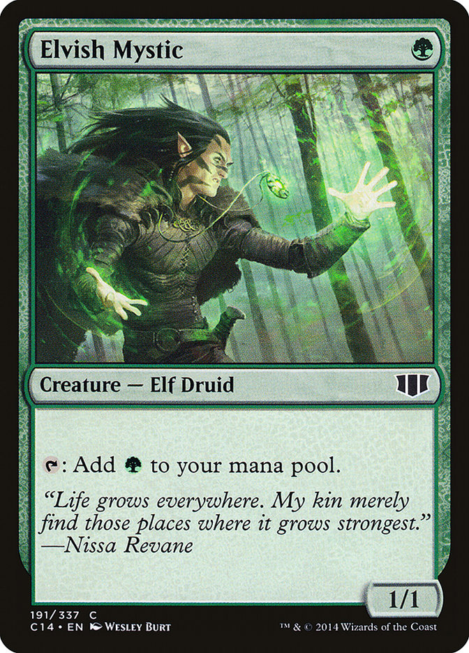 Elvish Mystic [Commander 2014] | Dragon's Lair Comics and Fantasy Houston TX